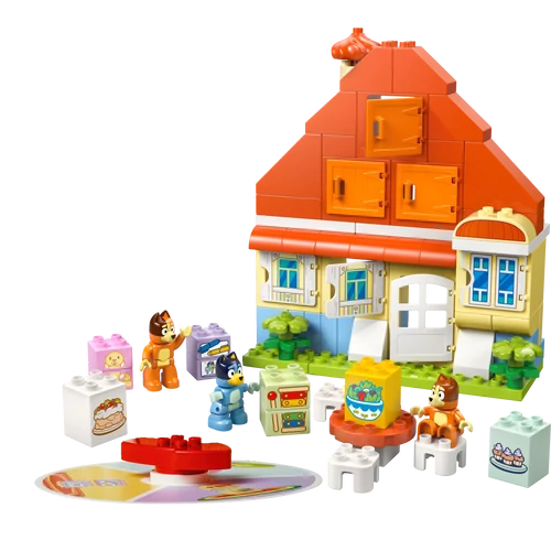 LEGO® DUPLO® Bluey - Bluey családi háza memóriajátékkal