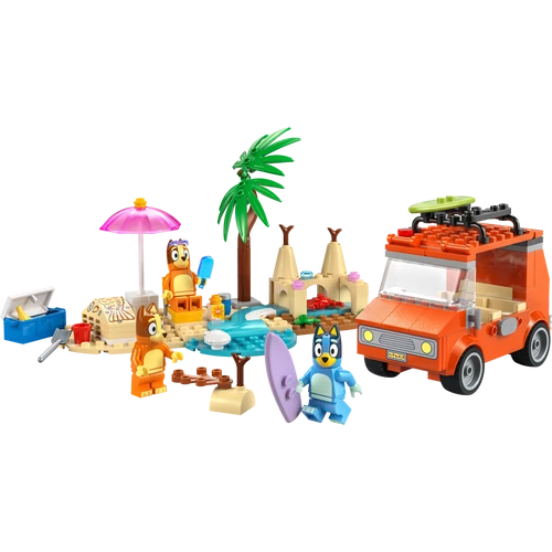 LEGO® Bluey - Bluey és családja a tengerpartra utazik