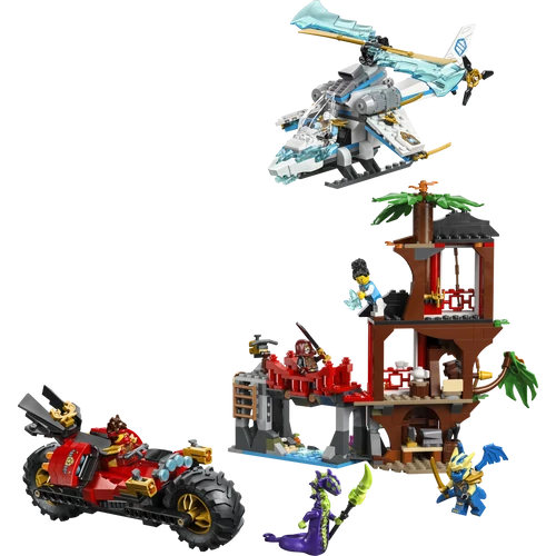 LEGO® NINJAGO® - Nindzsajárművek csatája a lombháznál