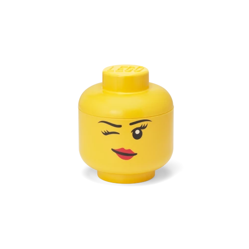 LEGO® Kacsintós lány minifigura fej tároló, kis méret