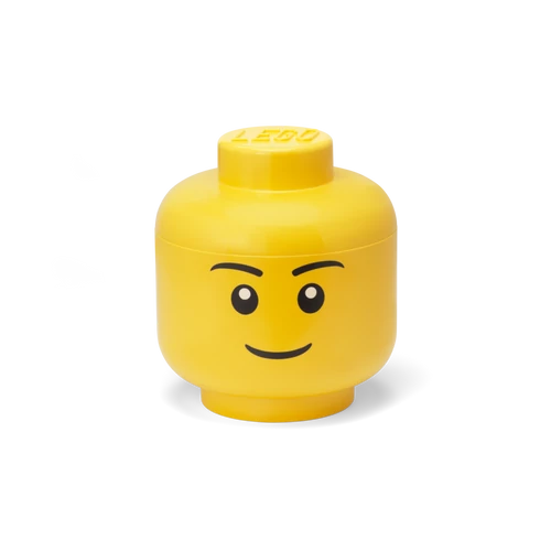 LEGO® Fiú minifigura fej tároló, nagy méret