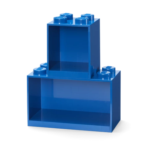 LEGO® 2 darabos kék kocka polc szett