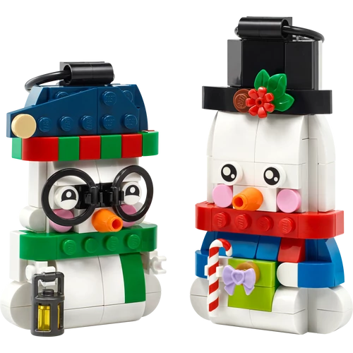 LEGO® Iconic - Hóemberes karácsonyi díszek