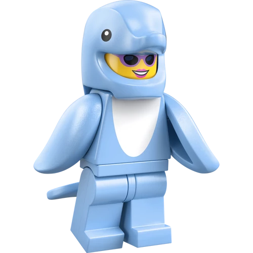 LEGO® Minifigurák -  delfin jelmezt viselő minifigura