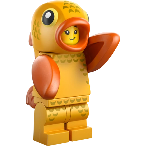 LEGO® Minifigurák -  aranyhal jelmezt viselő minifigura