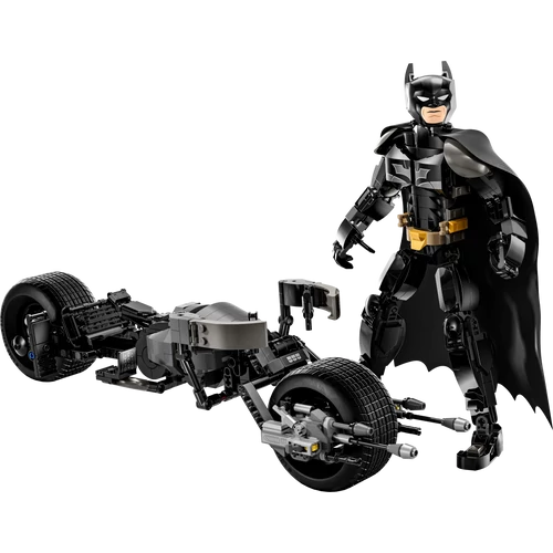 LEGO® DC - Batman™ építőfigura és a batmotor