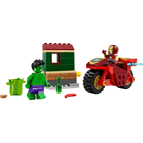 LEGO® - Marvel Vasember motorral és Hulk