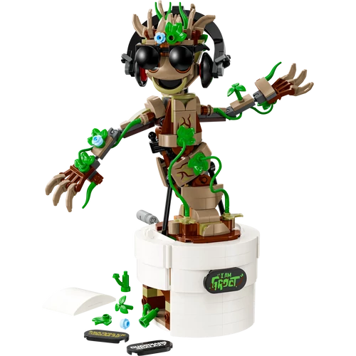 LEGO® - Marvel Táncoló Groot megépíthető játék