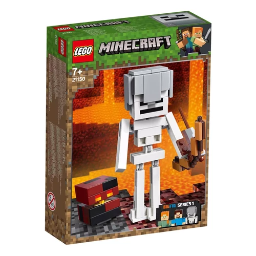 LEGO® Minecraft® - BigFig Csontváz magmakockával