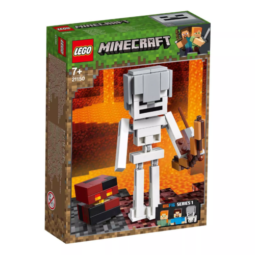 LEGO® Minecraft® - BigFig Csontváz magmakockával