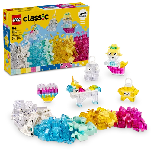 Kép 4/9 - LEGO® Classic - Átlátszó bűvös kockák