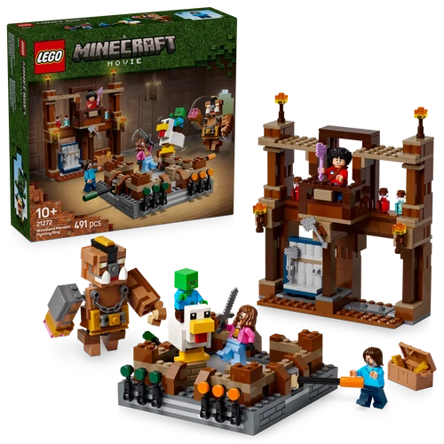 Kép 4/9 - LEGO® Minecraft - Küzdőtér az erdei háznál