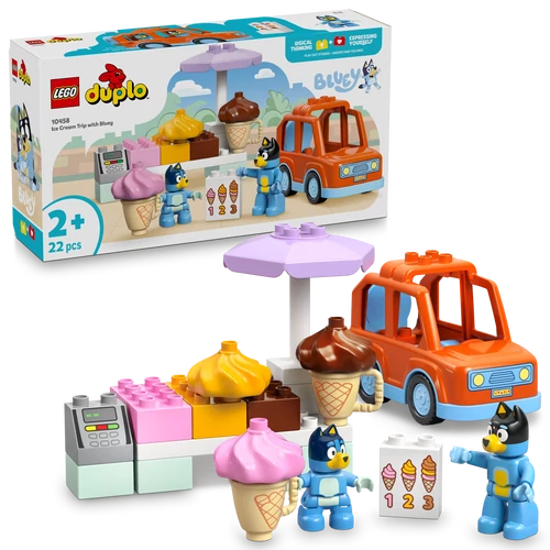 Kép 4/8 - LEGO® DUPLO® Bluey - Fagyizás Bluey-val