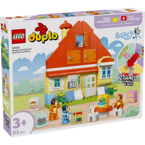 Kép 2/9 - LEGO® DUPLO® Bluey - Bluey családi háza memóriajátékkal