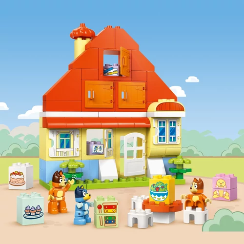Kép 8/9 - LEGO® DUPLO® Bluey - Bluey családi háza memóriajátékkal