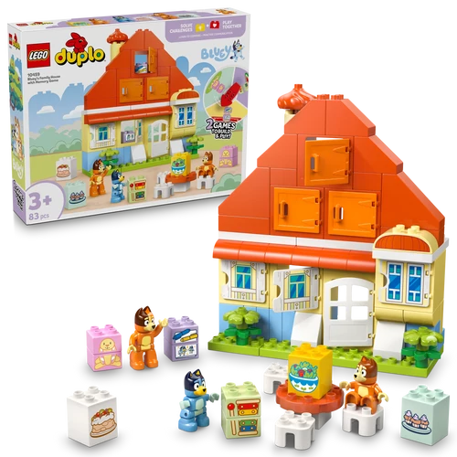 Kép 4/9 - LEGO® DUPLO® Bluey - Bluey családi háza memóriajátékkal