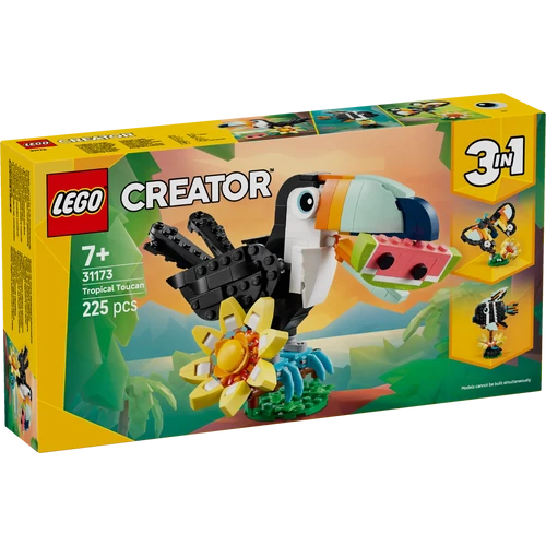 Kép 2/9 - LEGO® Creator 3in1 - Vadállatok: Trópusi tukán