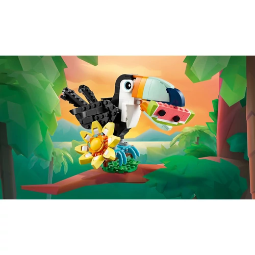 Kép 8/9 - LEGO® Creator 3in1 - Vadállatok: Trópusi tukán