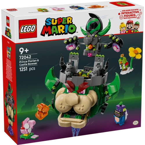 Kép 2/9 - LEGO® Super Mario™ - Prince Florian és Castle Bowser