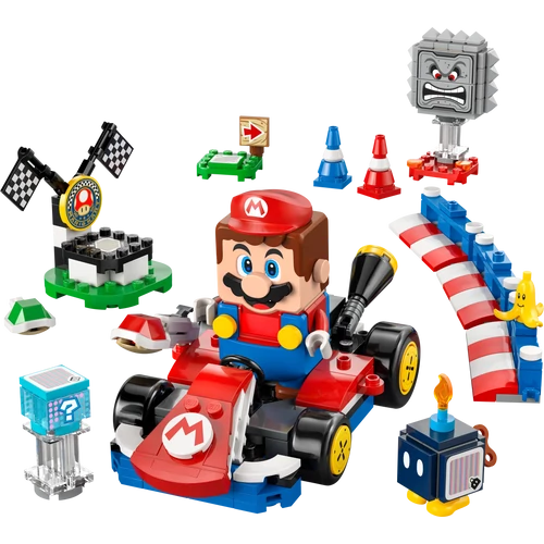 LEGO® Super Mario™ - Mario Kart™ – Interaktív LEGO® Mario™ és Standard Kart