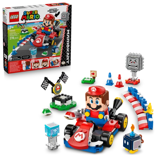 Kép 4/9 - LEGO® Super Mario™ - Mario Kart™ – Interaktív LEGO® Mario™ és Standard Kart