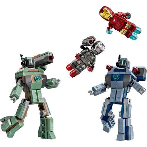 LEGO® Marvel - Vasember és Hadigép vs. Hammer-drónok