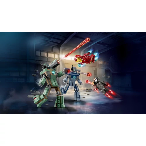 Kép 8/9 - LEGO® Marvel - Vasember és Hadigép vs. Hammer-drónok