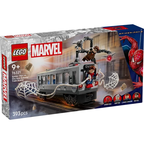 Kép 2/9 - LEGO® Marvel - Pókember és Doc Ock csatája a metrókocsiban