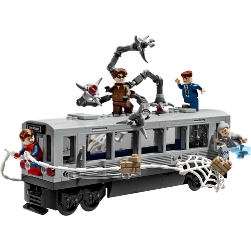 LEGO® Marvel - Pókember és Doc Ock csatája a metrókocsiban