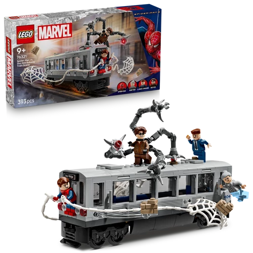 Kép 4/9 - LEGO® Marvel - Pókember és Doc Ock csatája a metrókocsiban