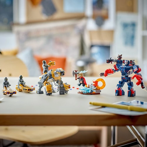 Kép 7/8 - LEGO® Marvel - Bosszúállók: Végjáték Thor a chitauri harcosok ellen