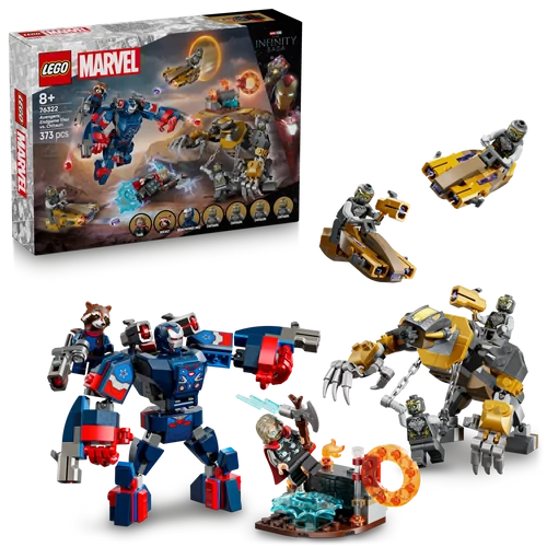 Kép 4/8 - LEGO® Marvel - Bosszúállók: Végjáték Thor a chitauri harcosok ellen