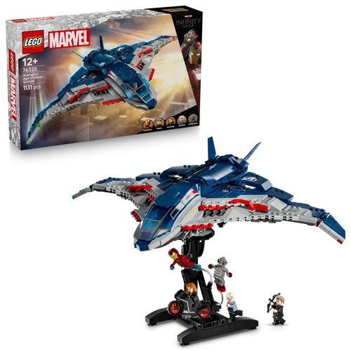 Kép 4/9 - LEGO® Marvel - Bosszúállók: Ultron kora Quinjet