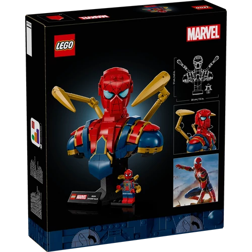 Kép 3/7 - LEGO® Marvel - Vas Pókember mellszobor