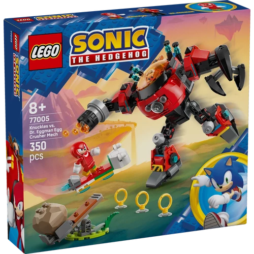 Kép 2/9 - LEGO® Sonic the Hedgehog™ - Knuckles vs. Dr. Eggman Egg Crusher robotja