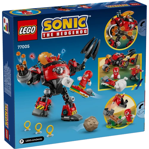 Kép 3/9 - LEGO® Sonic the Hedgehog™ - Knuckles vs. Dr. Eggman Egg Crusher robotja