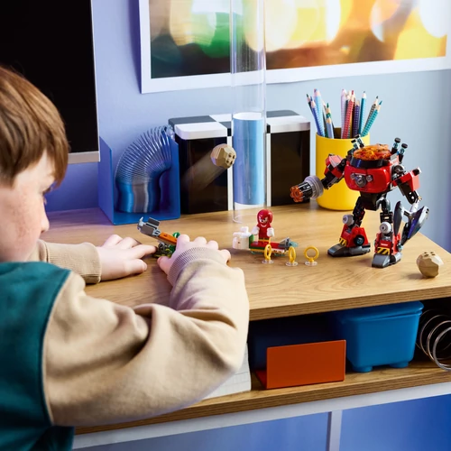 Kép 6/9 - LEGO® Sonic the Hedgehog™ - Knuckles vs. Dr. Eggman Egg Crusher robotja