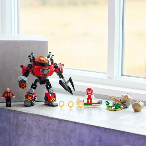 Kép 7/9 - LEGO® Sonic the Hedgehog™ - Knuckles vs. Dr. Eggman Egg Crusher robotja