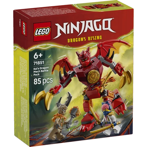 Kép 2/8 - LEGO® NINJAGO® - Kai sárkánypáncélja, harci csomag