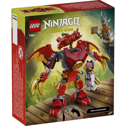 Kép 3/8 - LEGO® NINJAGO® - Kai sárkánypáncélja, harci csomag