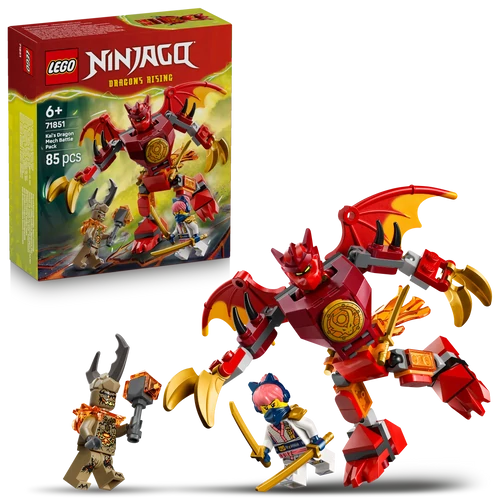 Kép 4/8 - LEGO® NINJAGO® - Kai sárkánypáncélja, harci csomag