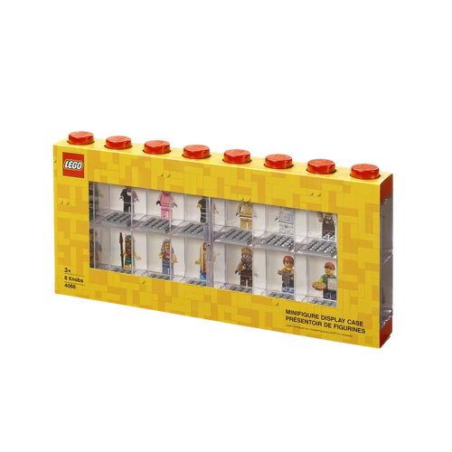 Kép 3/3 - LEGO® Minifigura nagy tartó doboz - piros