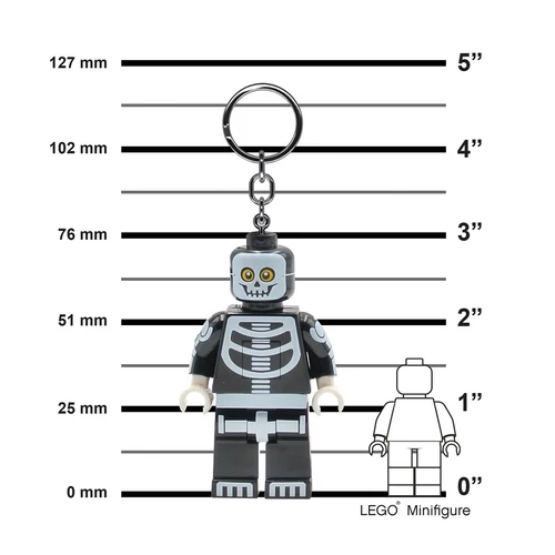 Kép 2/4 - LEGO® Kulcstartó - Csontváz LED világítással