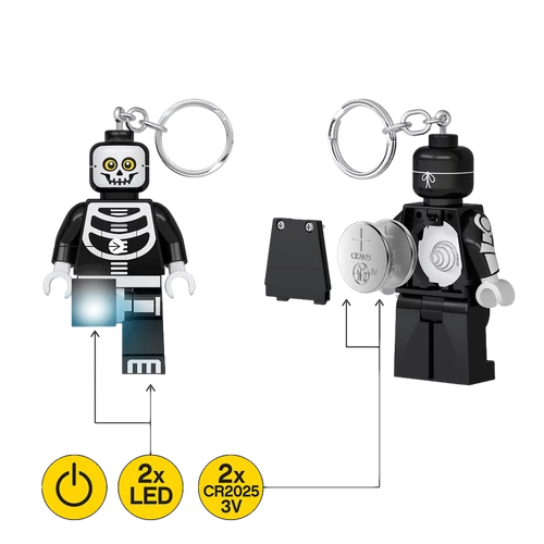 Kép 3/4 - LEGO® Kulcstartó - Csontváz LED világítással