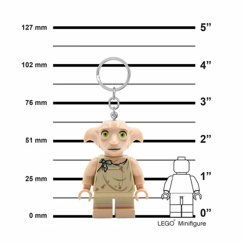 Kép 4/4 - LEGO® Harry Potter™ - Dobby™ kulcstartó LED világítással