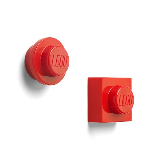Kép 3/5 - LEGO® Mágnes szett - piros - 2db
