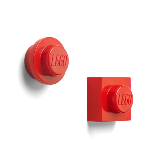 LEGO® Mágnes szett - piros - 2db