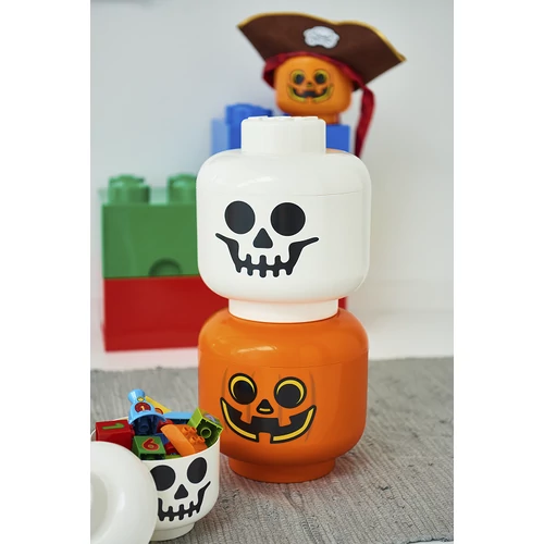 Kép 4/6 - LEGO® Minifigura fej tároló - Koponya - nagy méret
