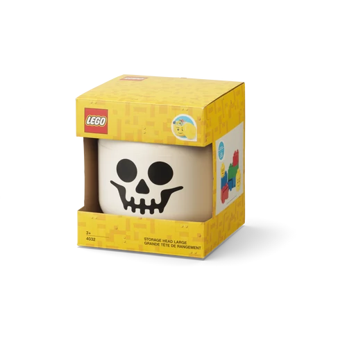 LEGO® Minifigura fej tároló - Koponya - nagy méret