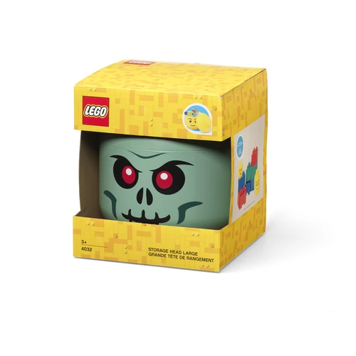 Kép 2/3 - LEGO® Minifigura fej tároló - Zombi - nagy méret